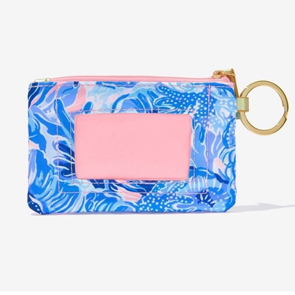 Lilly Pulitzer Top Zip ID Keychain Case - Picture 5 of 7